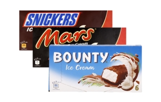 mars snickers bounty